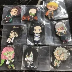 一番くじ 鬼滅の刃 ラバーストラップ 9点まとめ売り