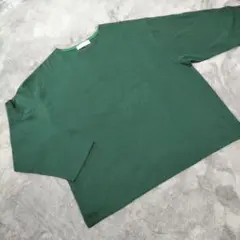 緑 七分袖カットソー