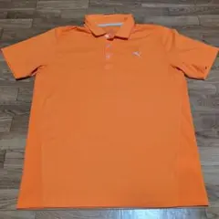プーマ PUMA ゴルフ ポロシャツ オレンジ Lサイズ
