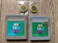 ポケットモンスター 緑 ゲームボーイソフト 2本セット　タブ付き2025