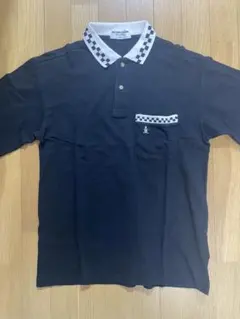 Munsingwear Grand Slam 長袖ポロシャツ M 黒 ペンギン