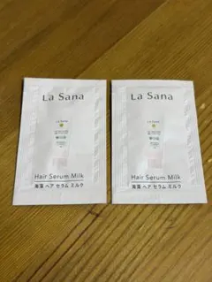 La Sana ラサーナ　海藻ヘアセラムミルク　モーニングリペア　試供品セットのサムネイル