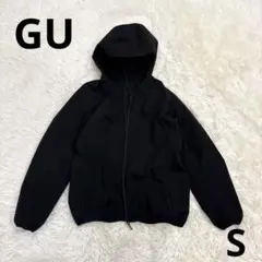 GU ウィンドプルーフシェルパーカ　ブラック　Sサイズ
