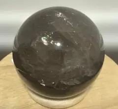 スモーキークォーツ スフィア 虹あり