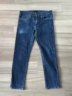 UNIQLO JEANS メンズ デニムパンツ インディゴブルー　79cmのサムネイル