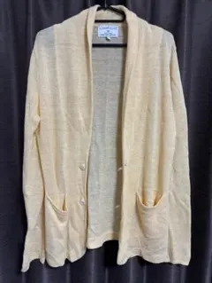 リネン カーディガン
