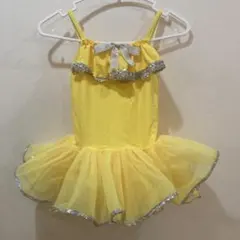 チャコット　バレエチュチュ　コスチュームJr.Ｌ　イエローシュシュ付き