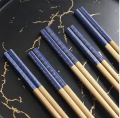 箸 5膳セット 日本製 22.5cm 天然竹 木製