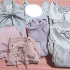 evelyn等 ピンク系6着 まとめ売り