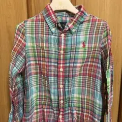 羽織！Ralph Lauren チェック柄 長袖シャツ 7