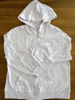 メゾピアノ　長袖薄手パーカー　薄紫色　Ｍ　150cm
