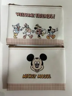 Disney ミッキー＆フレンズ ポーチ 2点 お買い得セット‼️