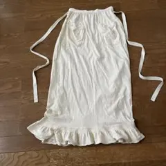 【お値下げ】ピンクハウス　【90年代】カットソースカート！人気の生成り色のサムネイル