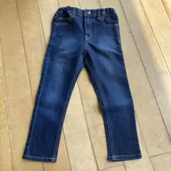 キッズダークブルー ストレートレッグ デニムパンツ