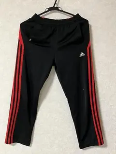 adidas Climalite ジャージ 黒/赤　140㎝