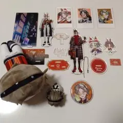 【まとめ売り】ミスタリアス アクスタ チェキ 缶バッジ ぬいぐるみ にじさんじ