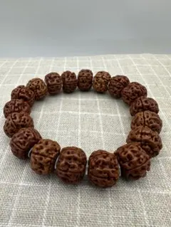 ☆天然☆金剛菩提子、チベット仏教 仏珠 数珠 ブレスレット15mm