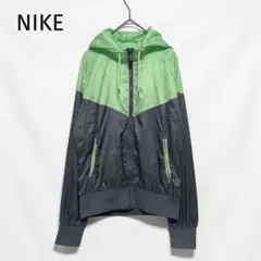 【美品】NIKE ウインドランナー ナイロンジャケット M ミント×グレーのサムネイル