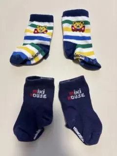 miki HOUSE ベビー靴下 11-13cm 2足セット