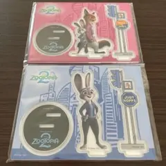 【まとめ売り】 ズートピア2 ハッピーくじ G賞　アクリルスタンドプロップス