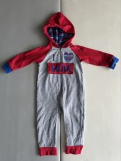 厚手カバーオール　秋冬　18M 大好きパパママ