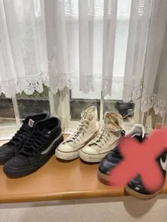 美品 2足セット 27cm converse vans - メルカリ