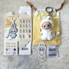 K*i様 ポップマート イニシャルラブブ ミニラブブ H 白