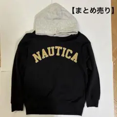 【まとめ売り】　キッズMサイズ ブランシェス　フード付きパーカー 黒/グレー