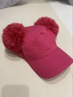 東京ディズニーリゾート ポンポン付きキャップ ピンク ミッキーマウス 58cm