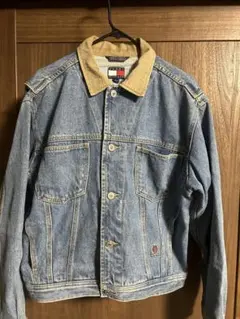 Tommy デニムジャケット　90s 短丈　ジージャン　アメカジ　L