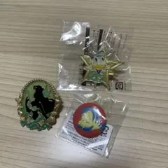 ディズニーピンバッジ・缶バッジ3個セット