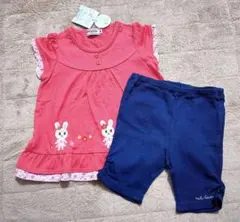 【新品未使用】MIKIHOUSE Tシャツ&レギンス80サイズ