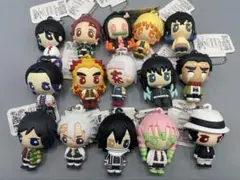 鬼滅の刃 立体ラバーマスコット 1〜3 全15種 フルコンプ