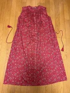 niko and … 花柄 赤 ワンピース フリーサイズ