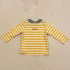 miki HOUSE ボーダー長袖Tシャツ 90cm