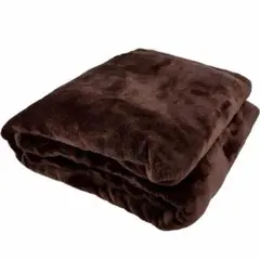 【未使用】ブランケット ふわふわ 140×190cm ブラウン 茶色