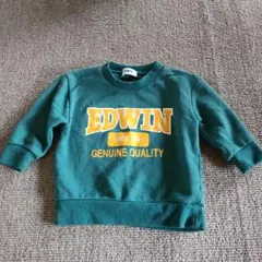 EDWIN グリーン トレーナー 80cm