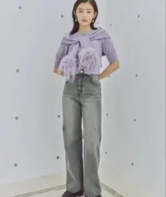スナイデル　ハイウエストデニムパンツのサムネイル