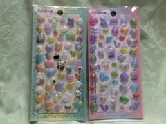 立体シール　3Dバラエティシール(動物など、恐竜など）　2点セット