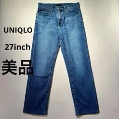 UNIQLO スリムストレートハイライズジーンズ 27inch(68.5cm)