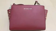 マイケルコース　ショルダーバッグ　スタッズ