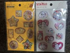 ライオンキング　ベイマックス　ウォーターシール