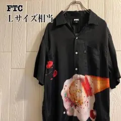 ✨超人気✨FTC アイスクリームレーヨンシャツLサイズ相当　オープンカラー黒のサムネイル