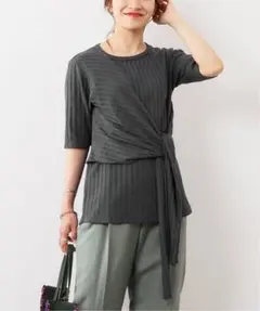 【R JUBILEE】RIB TIE KNIT