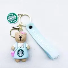 Starbucks クマのキャラクターキーホルダー