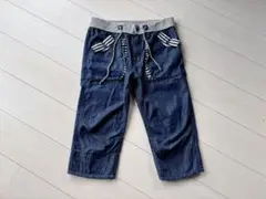 メンズ⑧ 2wayデニムクロップドテーパードパンツ