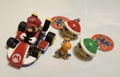 マリオカート カメの甲羅　フィギュア 4点セット　Nintendo マリオ