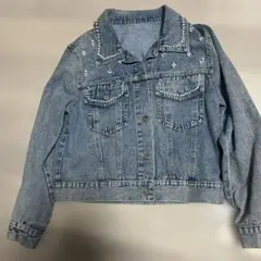 新品】CADUNE ビジュー付 Gジャン - メルカリ