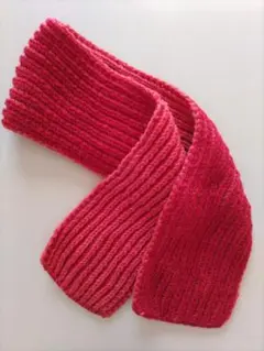 リバーシブルニットマフラー