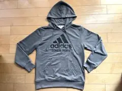 adidas COMBAT SPORTS グレーパーカー　 Lサイズ